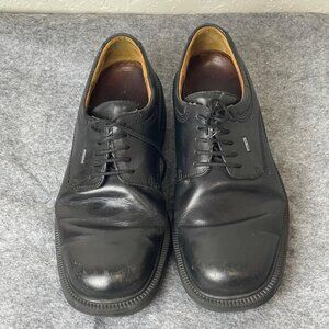 Ecco Mens‎ Gore-Tex Leather Oxford Shoes 45 Black